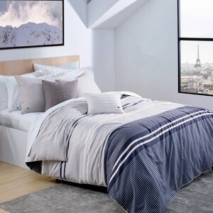 Lacoste Smash Comforter Set, Twin/Twin XL, Blue